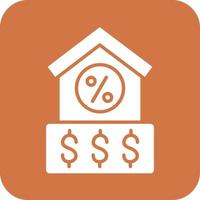House Loan Vector Icon Design