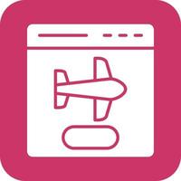 Flight Booking Icon Vetor Style vector