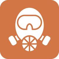 Fireman Mask Icon Vetor Style vector
