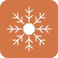 Snowflake Icon Vetor Style vector