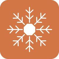 Snowflake Icon Vetor Style vector