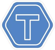 Junction Vector Icon Design