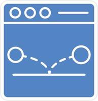 Bounce Rate Icon Vetor Style vector