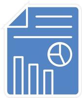 Seo Report Icon Vetor Style vector