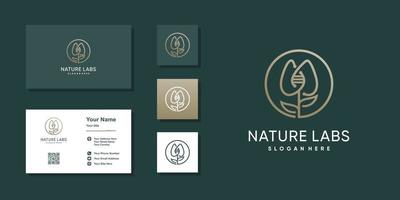 Flower logo design concept vector with modern style