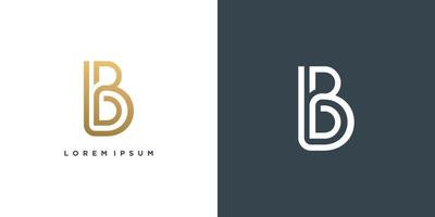 Letter B logo design concept vector with creative idea