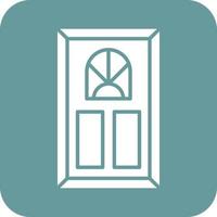 Room Door Icon Vetor Style vector