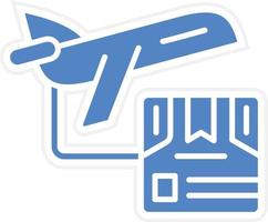 Air Shipping Icon Vetor Style vector