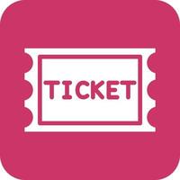 Ticket Vector Icon Design