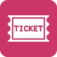 Ticket Vector Icon Design