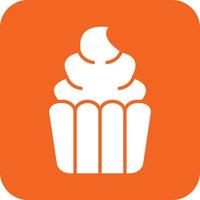 diseño de icono de vector de cupcake