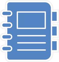 Notebook Vector Icon Design