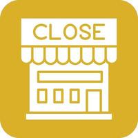 Shop Close Vector Icon Design