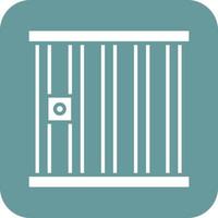 Jail Icon Vetor Style vector