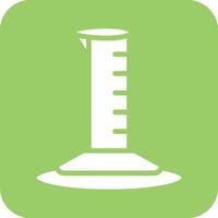 Graduated Cylinder Vector Icon Design