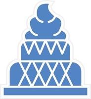 Cake Vector Icon Design