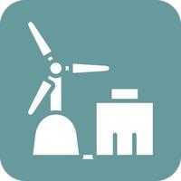 Windmill Vector Icon Design