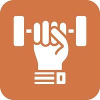 Weight Lifting Vector Icon Design