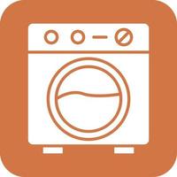 Washing Machine Icon Vetor Style vector