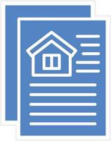 casa documentos icono vetor estilo vector