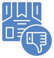 Dislike Vector Icon Design