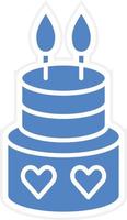 Cake Icon Vetor Style vector