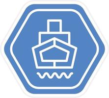 Dock Vector Icon Design