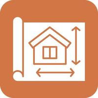 Blueprint Icon Vetor Style vector