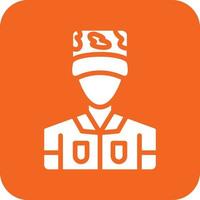 Army Captain Icon Vetor Style vector