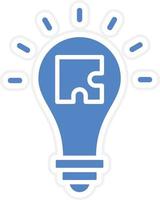 Solution Icon Vetor Style vector