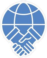 Global Business Vector Icon Design