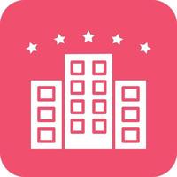 Five Star Hotel Icon Vetor Style vector