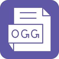 ogg vector icono diseño