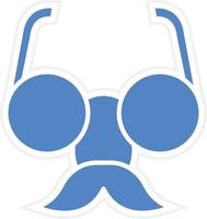 Fun Glasses Vector Icon Design