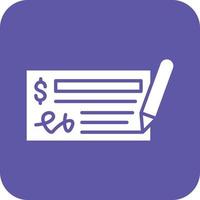 Cheque Book Vector Icon Design