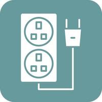 Power Socket Vector Icon Design