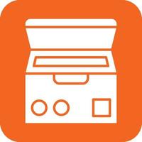Deep Freezer Vector Icon Design