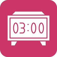 Digital Clock Vector Icon Design