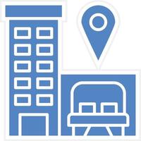 Accommodation Icon Vetor Style vector