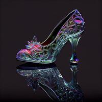 glass sleeper stiletto delicate designer photo