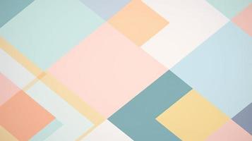 Abstract geometric background. Minimalistic design. Pastel colors. photo