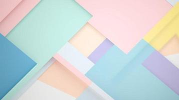 Abstract geometric background. Minimalistic design. Pastel colors. photo