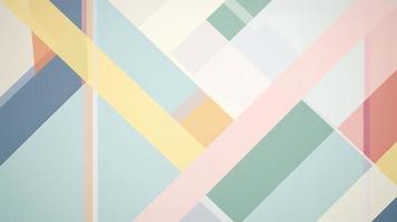 Abstract geometric background. Minimalistic design. Pastel colors. photo