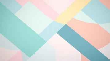 Abstract geometric background. Minimalistic design. Pastel colors. photo