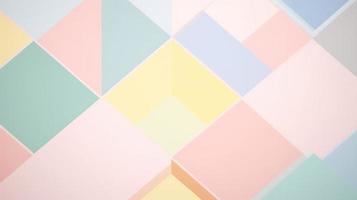 Abstract geometric background. Minimalistic design. Pastel colors. photo