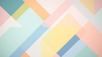 Abstract geometric background. Minimalistic design. Pastel colors. photo