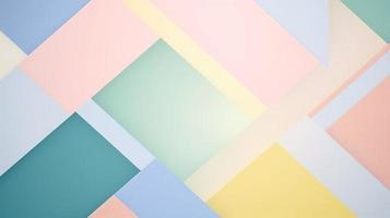 Abstract geometric background. Minimalistic design. Pastel colors. photo