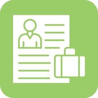 Portfolio Icon Vetor Style vector