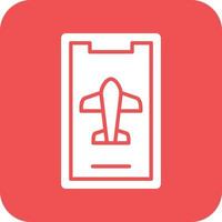 Mobile Airplane Mode Vector Icon Design