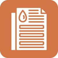 Oil Document Icon Vetor Style vector